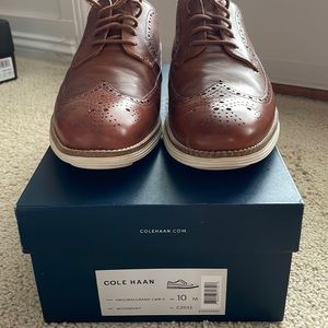 Men’s Cole Haan Original Grand Lace Up Brown Shoe 10M